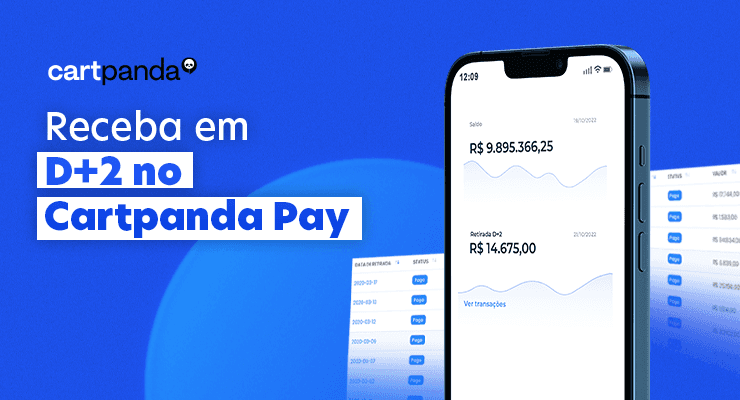Como receber pagamentos online em D+2 no Cartpanda Pay